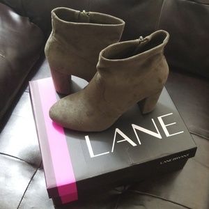 Stretch Ankle Boots, Dark Olive Color